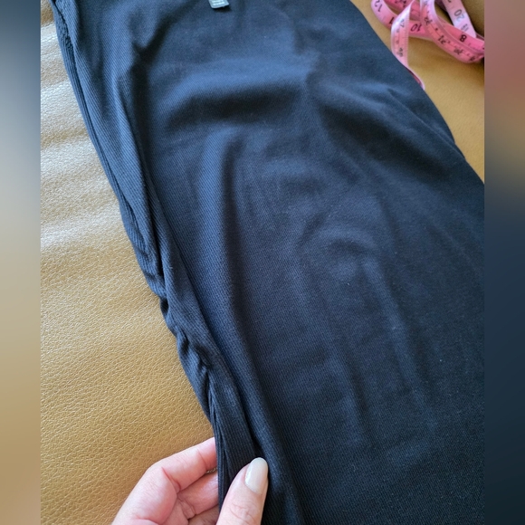 Vuori Pose Midi Tank Dress, Size Small, Black, Ribbed Midi Dress - Picture 7 of 10